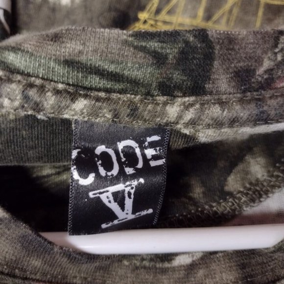 Men's Camouflage T Shirt Dumper Dan's Charter Fishing Fleet Sz.M - Picture 6 of 7